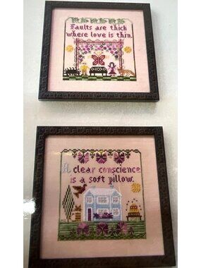 The Workbasket "The Last Pithies" Cross-Stitch Pattern 2 Design